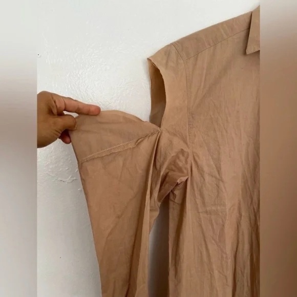 Nancy Stella Soto Cold Shoulder Shirt Dress - Picture 11 of 12